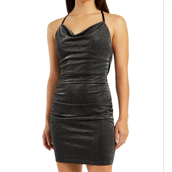 BCX Ruched, Cowlneck Dress Size 2X NWT - Picture 3 of 11